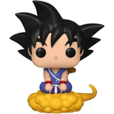 Son Goku #517 Dragon Ball Funko Pop! Funko Insider Club Exclusive vinyl figure out of box on Flying Nimbus