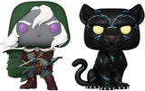 Drizzt Do'urden and Guenhwyvar Dungeons & Dragons Funko Pop 2-Pack out of box