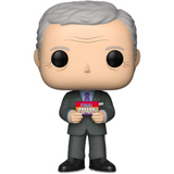 Alex Trebek #776 Jeopardy Funko Pop TV figure out of box holding Final Jeopardy card