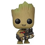 Out of box Groot holding bomb Funko Pop #263 from Guardians of the Galaxy Vol. 2