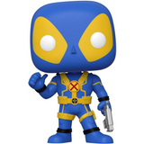 Deadpool #548 Marvel 10 Inch Funko Pop! Blue & Yellow Walmart Exclusive out of box