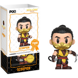 Scorpion Mortal Kombat ThrillJoy Pix! accessories Chase box slightly opened with Chase out of box