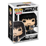 Kirk Hammett #59 Metallica Funko Pop Rocks figure in box