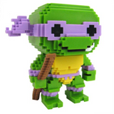 Donatello #05 TMNT 8-Bit Funko Pop! figure out of box in pixelated green and purple design