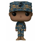 Marine Female USMC Marines Funko Pop African American cammies out of box