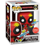 Paintball Deadpool #930 Deadpool Funko Pop GameStop Exclusive in box