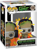 Groot with Detonator #1195 Funko Pop I Am Groot collectible in box
