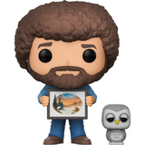 Bob Ross and Hoot #561 Chase Funko Pop Joy of Painting TV figure out of box
