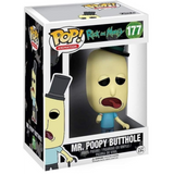 Mr. Poopy Butthole #177 Rick and Morty Funko Pop! in display box