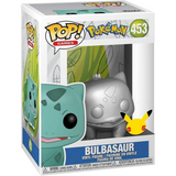 Bulbasaur #453 Pokemon Silver Metallic Funko Pop in box