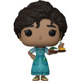Julieta Madrigal #1148 Disney Encanto Funko Pop figure out of box holding tray of food wearing detailed outfit