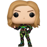 Captain Marvel Neon Suit #516 Funko Pop out of box