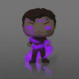 Star-Lord With Power Stone #611 Guardians of the Galaxy Funko Pop GitD Marvel Collector Corps Exclusive out of box with purple energy with glow