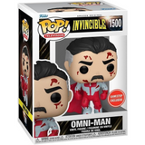 Omni-Man Bloody #1500 Invincible Funko Pop in window display box