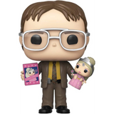 Dwight Schrute Holding Doll #1009 Funko Pop out of box