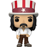 Frank Zappa #264 Zappa Funko Pop Rocks figure out of box wearing hat mustache and long hair