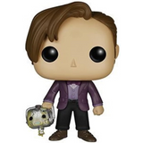 Eleventh Doctor #325 Funko Pop holding accessory out of box