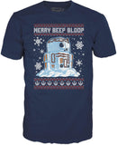 R2-D2 Snowman Star Wars Holiday Funko Pop! Tee out of box