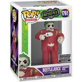 Beetlejuice Shrunken Head #1761 Beetlejuice Funko Pop Movies EE Exclusive in box