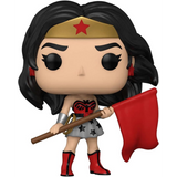 Wonder Woman #392 Funko Pop Wonder Woman 80th Red Son figure out of box