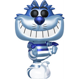 Cheshire Cat SE Make a Wish Metallic Disney Funko Pop With Purpose navy silver chrome out of box
