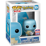 Squirtle #504 Pokemon Funko Pop! Diamond 2021 Summer Convention vinyl figure in original display box