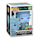 Hologram Rick Clone #667 Rick and Morty Funko Pop in display box