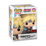 Boruto with Chakra Blade #1383 Boruto Funko Pop! GITD AAA Exclusive Chase in display box