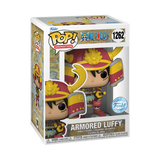 Armored Luffy #1262 One Piece Funko Pop! shown in original window display box