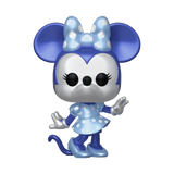 Minnie Mouse SE Make a Wish Metallic Disney Funko Pop With Purpose blue chrome out of box