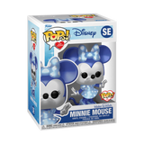 Minnie Mouse SE Make a Wish Metallic Disney Funko Pop With Purpose blue chrome in box