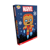 Gingerbread Iron Man Marvel Holiday Funko Pop! Tee in box
