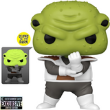 Guldo #1491 GITD Dragon Ball Z Funko Pop! out of box with glow compare