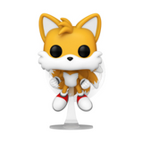 Tails Flying #978 Sonic The Hedgehog Specialty Series Exclusive Funko Pop! out of box on clear stand