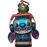 Gamer Stitch #1564 Lilo & Stitch Funko Pop Plus Metallic figure out of box with gaming headset setup