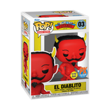 El Diablito #03 Loteria Funko Pop! PX Exclusive glow in the dark in display box