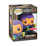 Star-Lord #1240 Marvel Guardians of the Galaxy Vol. 3 Funko Pop Black Light Target Exclusive in box