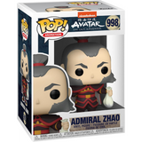 Admiral Zhao #998 Funko Pop Avatar The Last Airbender Animation figure in box