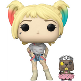 Harley Quinn and Beaver #308 Birds of Prey Funko Pop figures out of box