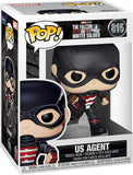 US Agent #815 Funko Pop Marvel figure inside display box