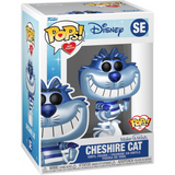 Cheshire Cat SE Make a Wish Metallic Disney Funko Pop With Purpose navy silver chrome in box