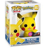 Pikachu #353 Pokemon Flocked GameStop Exclusive Funko Pop! Games in box