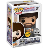 Bob Ross and Hoot #561 Chase Funko Pop Joy of Painting TV figure in box