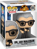Dr. Ian Malcolm #1213 Funko Pop from Jurassic World Dominion — in retail window box