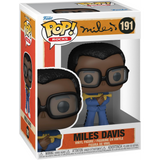 Miles Davis #191 Miles Funko Pop Rocks figure holding trumpet in box