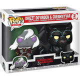 Drizzt Do'urden and Guenhwyvar Dungeons & Dragons Funko Pop! in display box