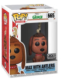 Max with Antlers #665 The Grinch Funko Pop! in display box – FYE Exclusive