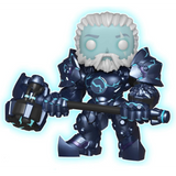 Reinhardt #400 Overwatch 6 in Funko Pop GITD 2018 Fall Convention Exclusive figure out of box holding hammer
