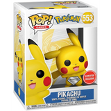 Pikachu #553 Pokemon Diamond GameStop Exclusive Funko Pop in box
