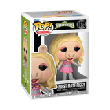 First Mate Piggy #1675 Muppets Funko Pop inside window display box